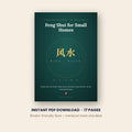 Feng Shui for Small Homes ebook cover by Lost Lantern