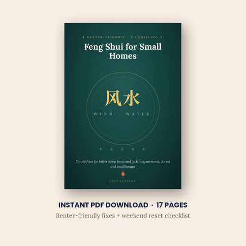 Feng Shui for Small Homes ebook cover by Lost Lantern